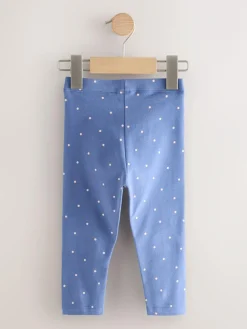Sale Next Knee Embellished Leggings (3mths-7yrs) Blue Ladybird