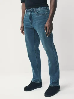 Outlet Next Blue Light Straight Fit Motionflex Jeans