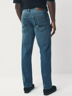 Outlet Next Blue Light Straight Fit Motionflex Jeans