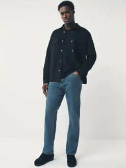 Outlet Next Blue Light Straight Fit Motionflex Jeans