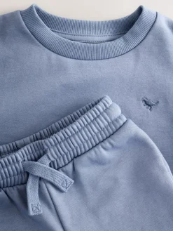 Sale Next Blue Logo Sweatshirt And Joggers Set (3mths-7yrs)