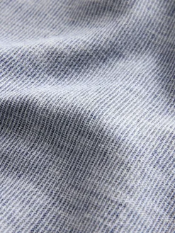 Next Long Sleeve Grandad Collar Cotton/Linen Mix Texture Shirt (3-16yrs)^BOY Shirts