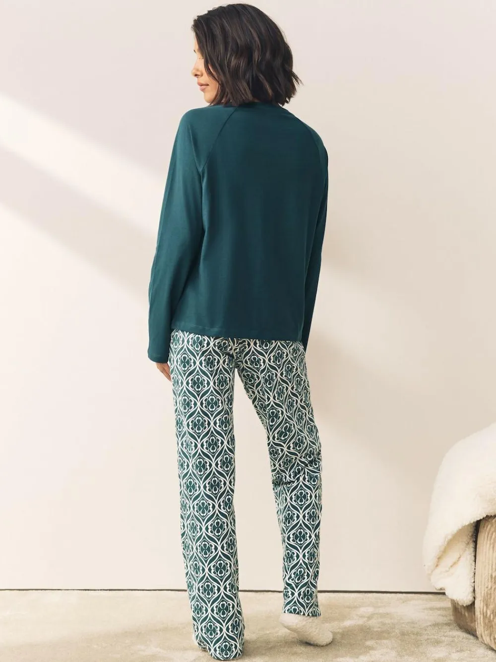 Next Long Sleeve Pyjamas^Women Pyjamas