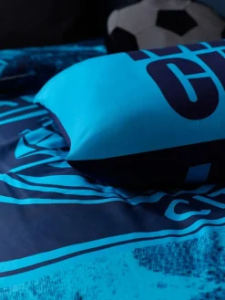 Next Blue Manchester City 100% Cotton Single Duvet Cover and Pillowcase Set
