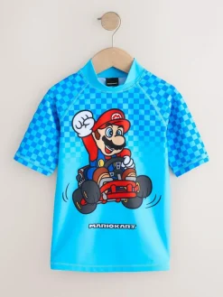 Discount Next Blue Mario Rash Vest (3-16yrs)
