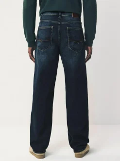 Sale Next Relaxed Fit Motionflex Jeans Blue Mid Indigo