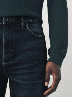 Sale Next Relaxed Fit Motionflex Jeans Blue Mid Indigo