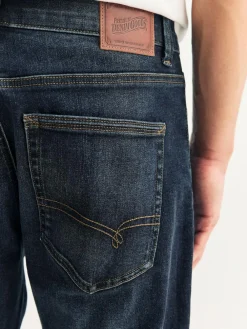 Hot Next Blue Mid Indigo Slim Fit Motionflex Jeans