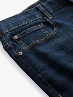 Online Next Blue Mid Single Skinny Fit Classic Stretch Jeans