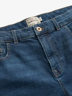 Sale Next Blue Mid Single Slim Fit Classic Stretch Jeans