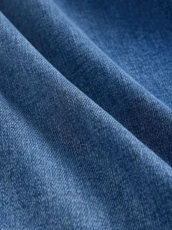 Next Blue Mid Straight Fit Motionflex Jeans^ Jeans|Jeans