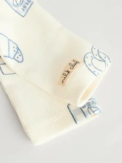 Next Blue Milk Club Tops and Leggings 6 Piece Baby Set (0mths-3yrs)^BOY Baby Winter Clothing|Sets & Co-Ords