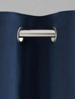 Discount Next Blue Navy Blackout/Thermal Cotton Eyelet Curtains