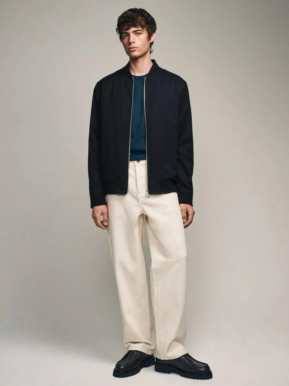 Next Blue Navy Smart Bomber Jacket^ Blazers & Formal Jackets|Coats & Jackets