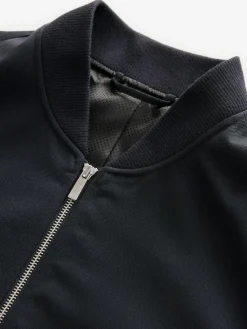 Next Blue Navy Smart Bomber Jacket^ Blazers & Formal Jackets|Coats & Jackets