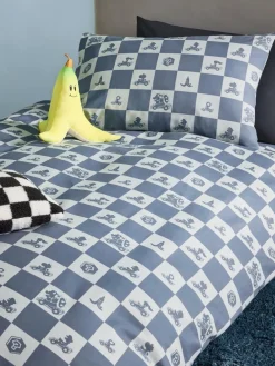 Next Blue Nintendo Mario Kart Duvet Cover and Pillowcase Set^ Childrens Bedding