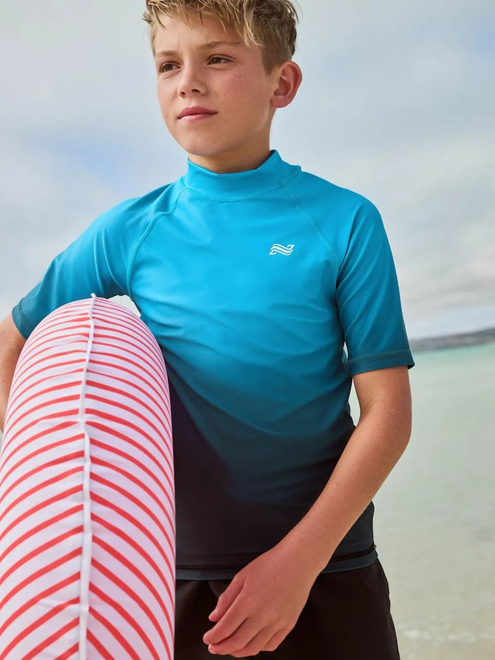 Online Next Blue Ombre Short Sleeve Rash Vest (1.5-16yrs)