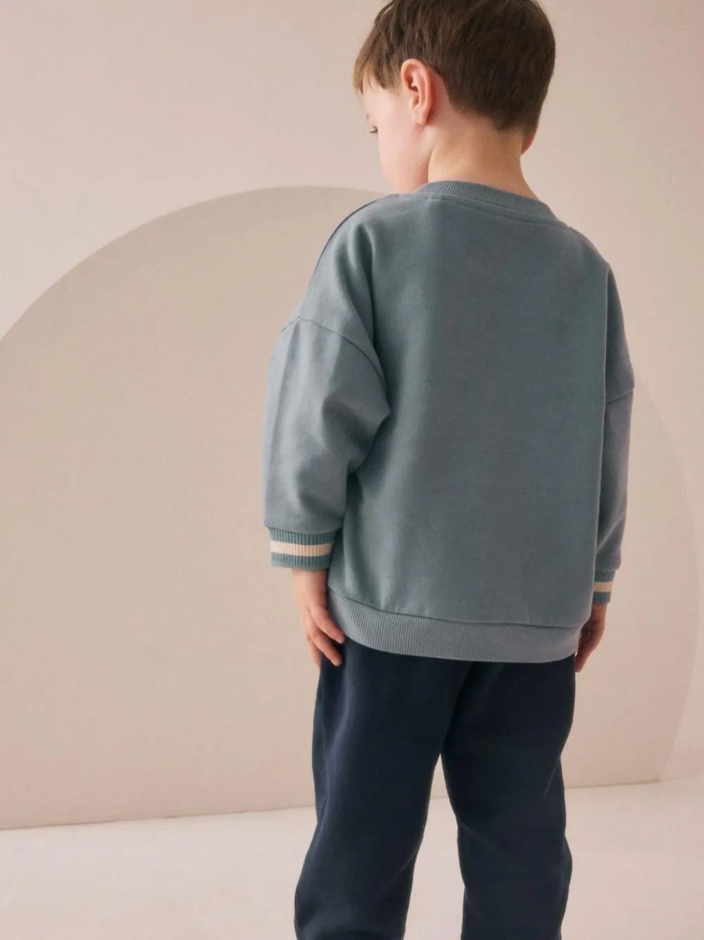 Next Blue Plane Single Sweatshirt and Joggers Set (3mths-7yrs)^BOY Sweatshirts & Hoodies|Sweat Pants