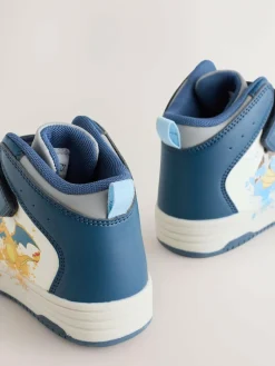 Next Blue Pokemon High Top Trainers^BOY Sneakers
