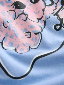 Discount Next Blue Poodle Oversized Graphic Print T-Shirt (3-16yrs)