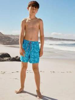 Outlet Next Blue Printed Swim Shorts (3-16yrs)