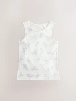 Sale Next Printed Vests 3 Pack (1.5-16yrs) Blue