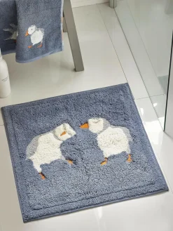 Discount Next Blue Puffin 100% Cotton Shower Mat