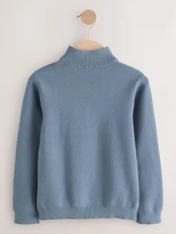 Discount Next Quarter Zip Jumper (3-16yrs) Blue