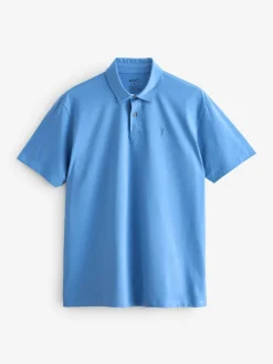 Next Blue Regular Fit Short Sleeve Jersey Polo Shirts 5 Pack^ Tops & T-Shirts
