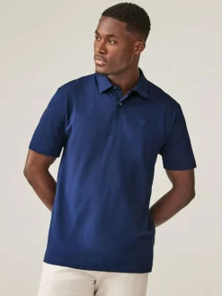 Next Blue Regular Fit Short Sleeve Jersey Polo Shirts 5 Pack^ Tops & T-Shirts