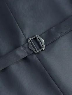 Outlet Next Regular Fit Wool Blend Motionflex Waistcoat Blue