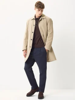 Next Regular Tapered Fit Single Pleated Stretch Chinos Trousers^ Pants & Chinos