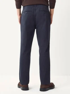Next Regular Tapered Fit Single Pleated Stretch Chinos Trousers^ Pants & Chinos