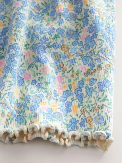 Best Next Blue Ribbed Jersey Dress (3mths-7yrs)