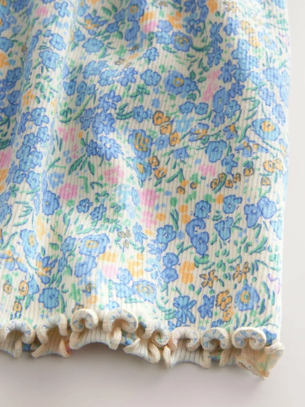 Best Next Blue Ribbed Jersey Dress (3mths-7yrs)