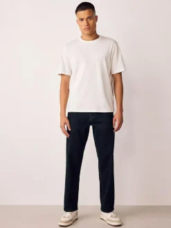 Next Blue Rinse Straight Fit Motionflex Jeans^ Jeans|Jeans