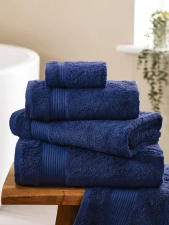 Next Blue Royal Egyptian Cotton Towel^ Towels & Bathmats