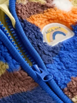 Clearance Next Blue Scene Hooded Baby Fleece Jacket (0mths-2yrs)