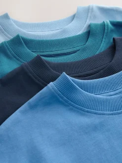 Next Short Sleeve Logo Chest Graphic T-Shirts 4 Pack (3-16yrs)^BOY T-Shirts|Tops