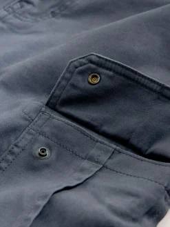 Clearance Next Blue Slim Fit Cotton Stretch Cargo Trousers