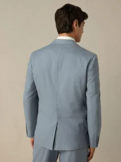 Next Slim Fit Cotton TENCEL™ Suit Jacket^ Blue Suits