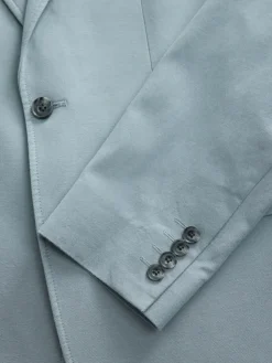 Next Slim Fit Cotton TENCEL™ Suit Jacket^ Blue Suits