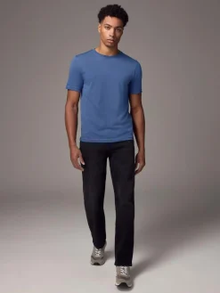 Outlet Next Blue Slim Fit Essential Crew Neck Cotton T-Shirt