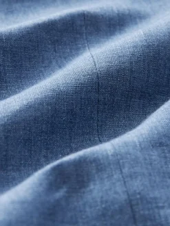 Next Slim Fit Leomaster Italian 100% Linen Suit Jacket^ Blue Suits