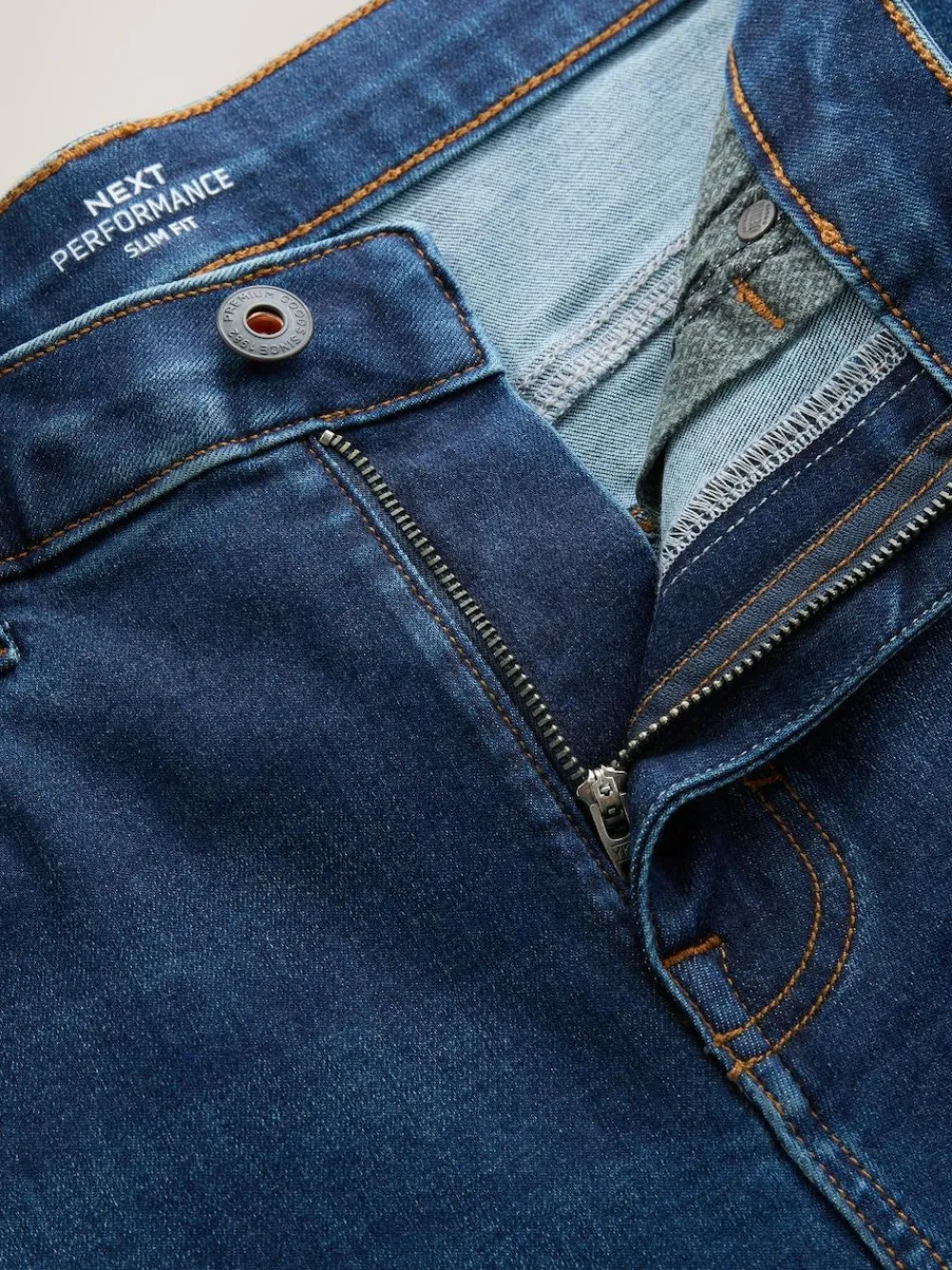 Next Blue Slim Fit Motionflex Jeans^ Jeans|Jeans