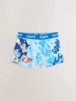 Next Blue Sonic Boxers 3 Pack (2-14yrs)^BOY Underwear