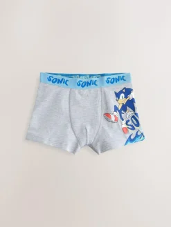 Next Blue Sonic Boxers 3 Pack (2-14yrs)^BOY Underwear