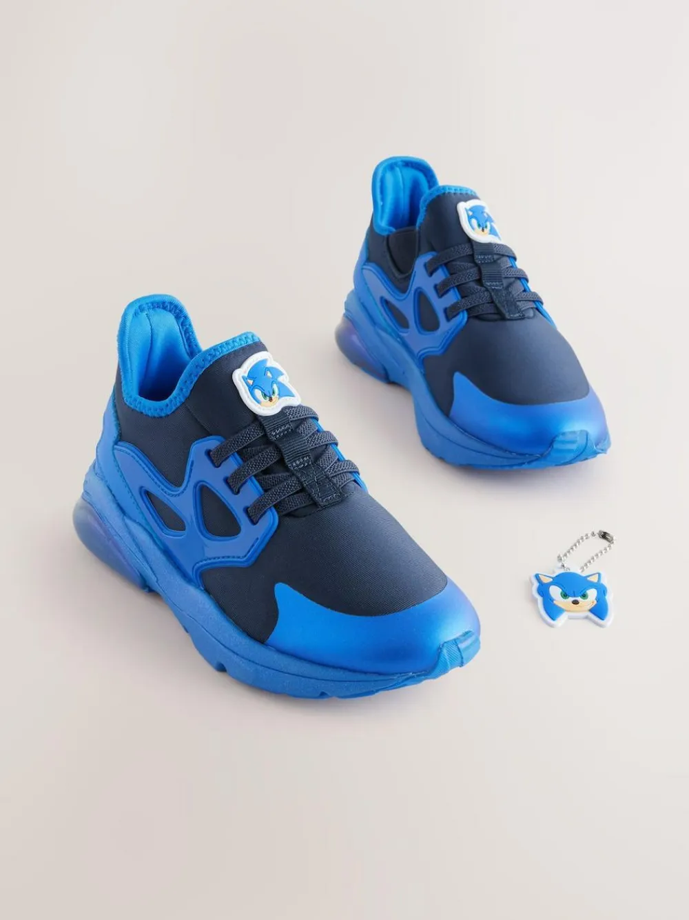 Next Blue Sonic Elastic Lace Trainers^BOY Sneakers