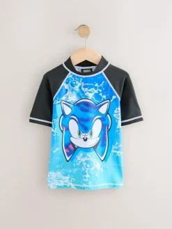 Next Blue Sonic Rash Vest (3-16yrs)^BOY Swimwear
