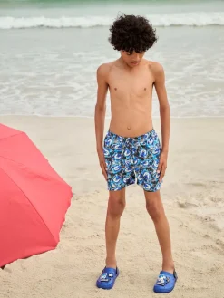 Next Blue Sonic Swim Shorts (3-16yrs)^BOY Swimwear
